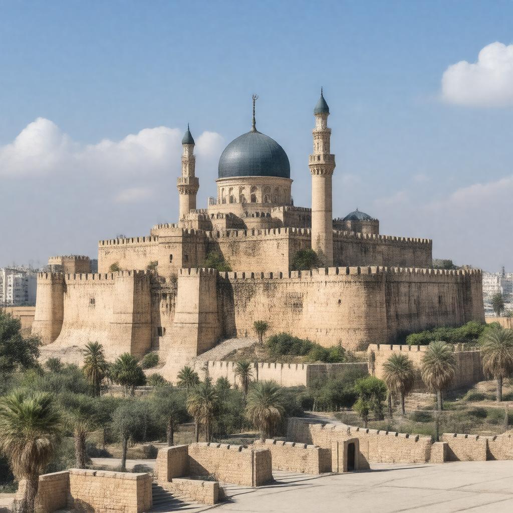 AI-created image of Citadel of Cairo
