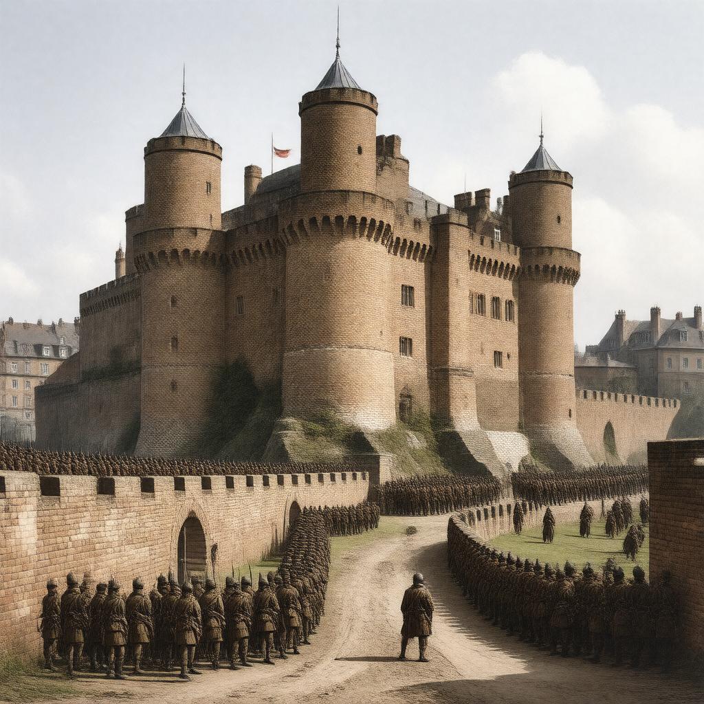 AI-created image of Citadel of Lille
