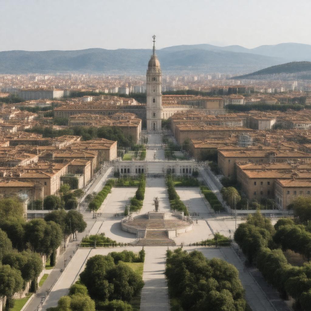 AI-created image of Città Universitaria