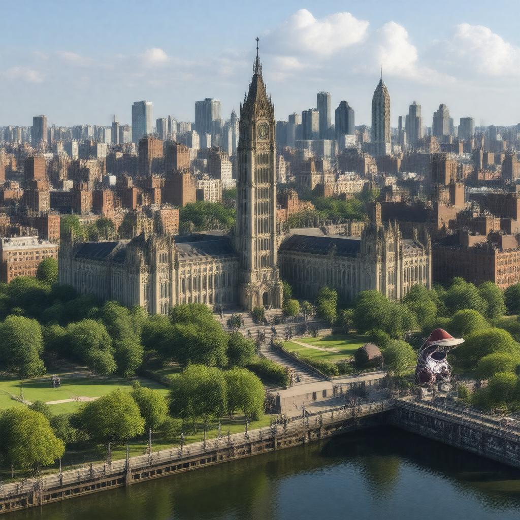 AI-created image of City College of New York