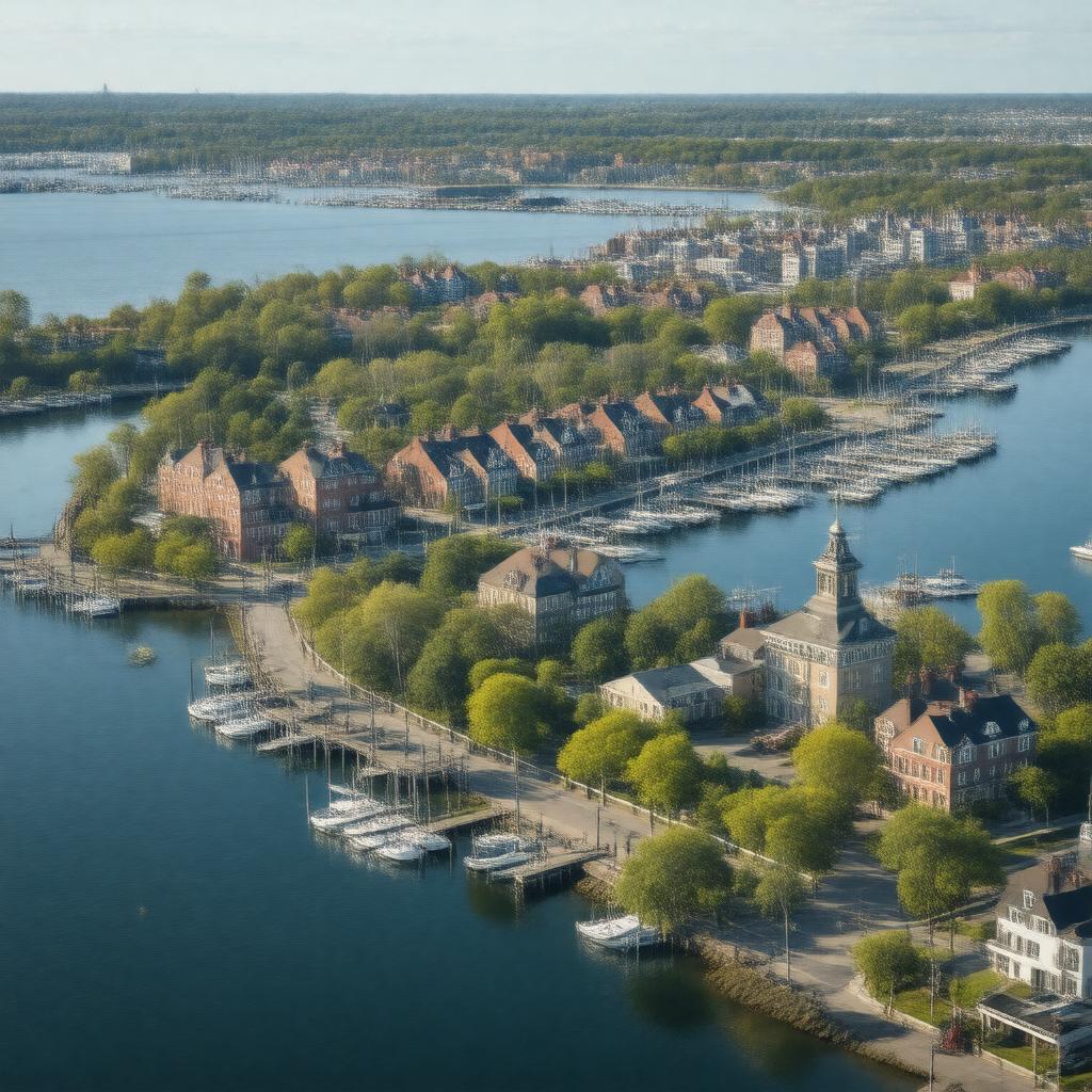 AI-created image of City Island