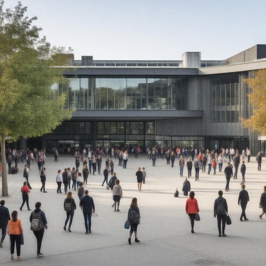 AI-created image of City and Islington College