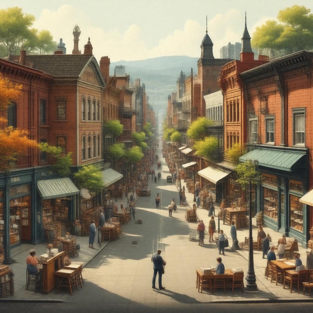AI-created image of City of Books