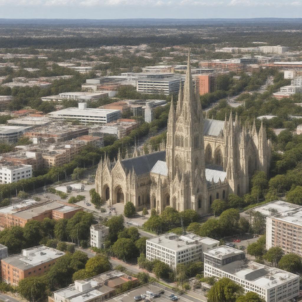 AI-created image of City of Churches