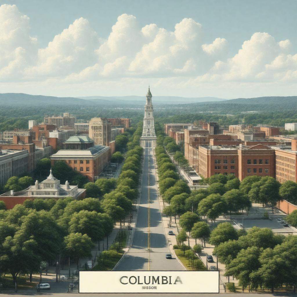 AI-created image of City of Columbia, Missouri