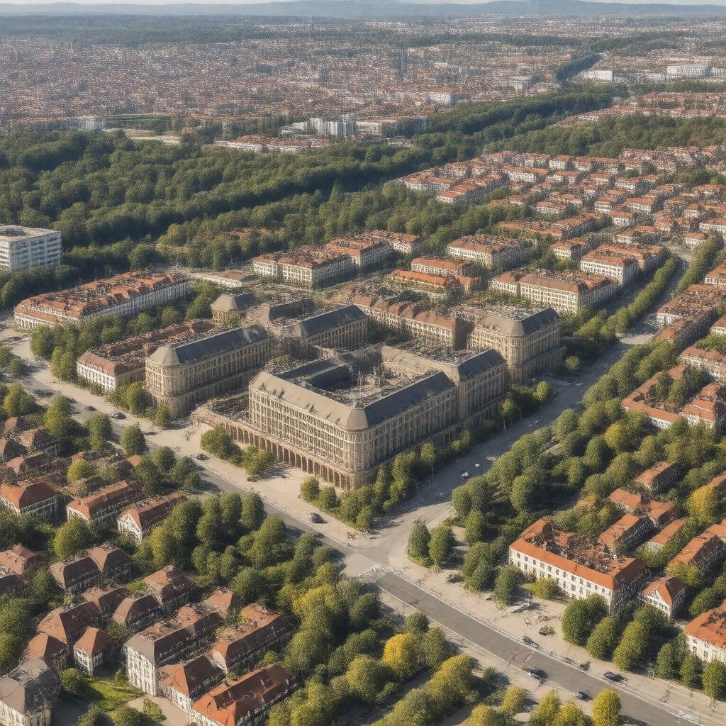 AI-created image of City of Darmstadt
