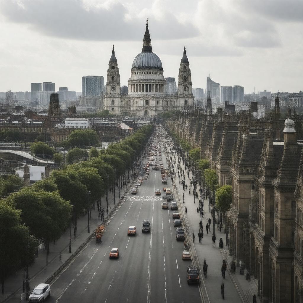 AI-created image of City of London