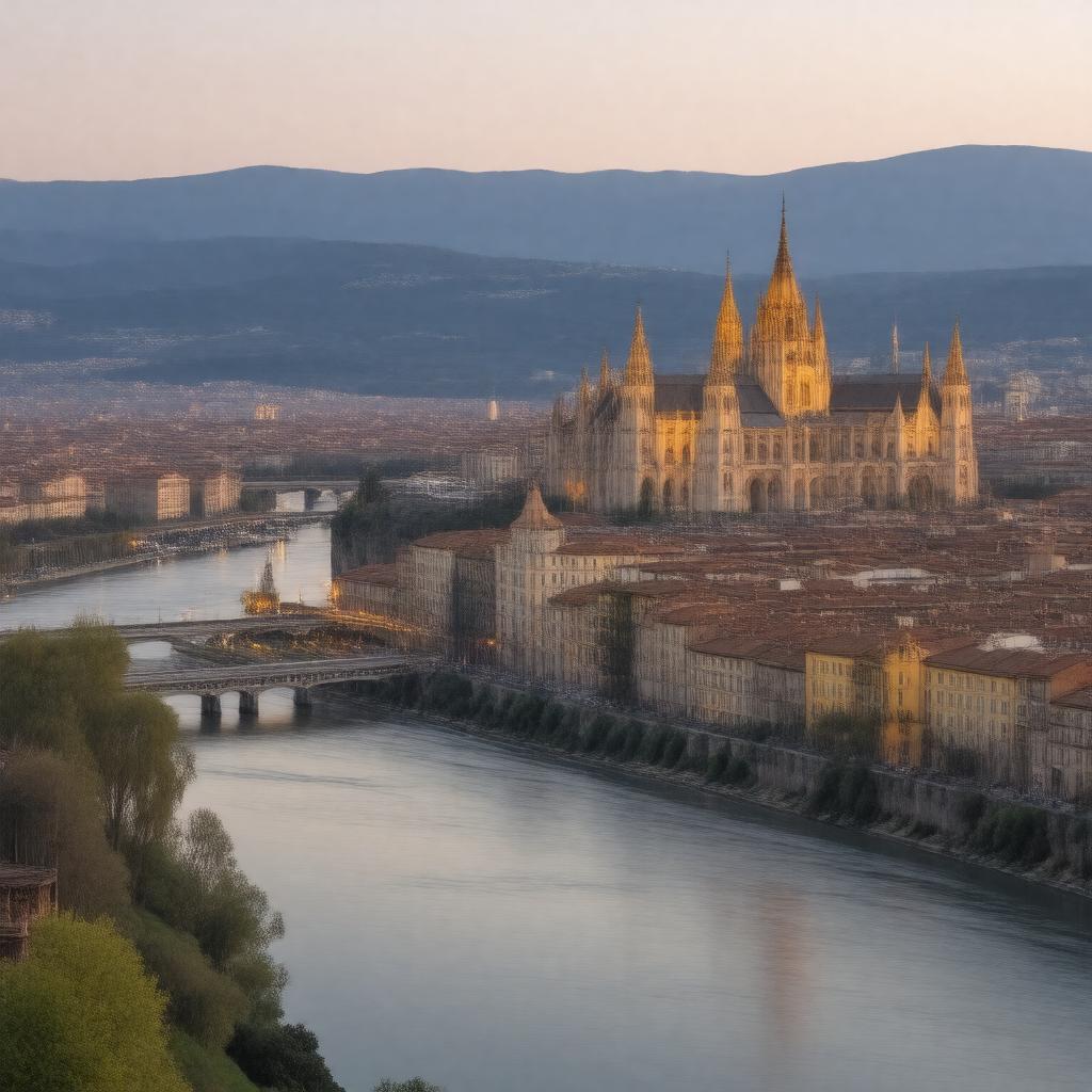 AI-created image of City of Lyon