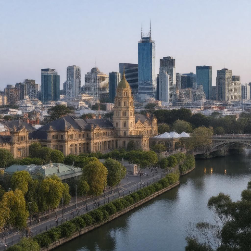 AI-created image of City of Melbourne