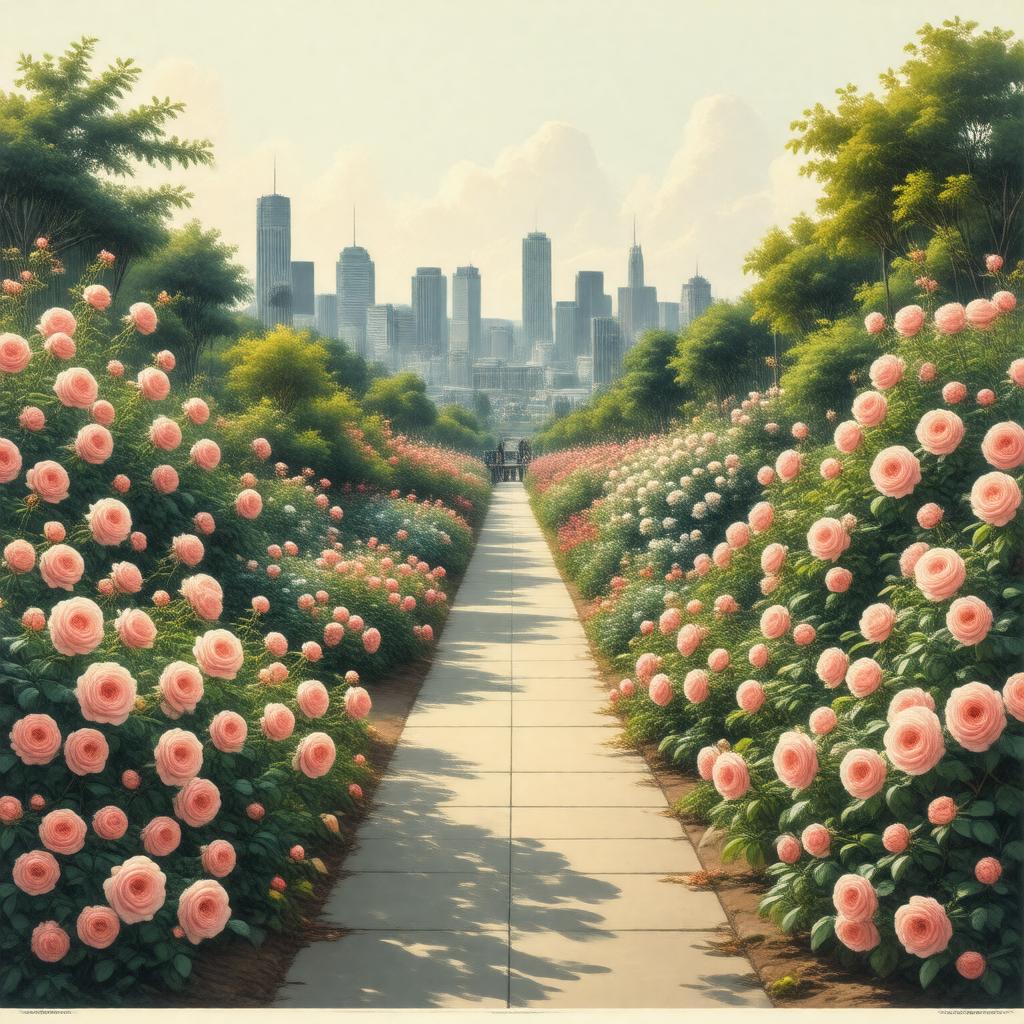 AI-created image of City of Roses