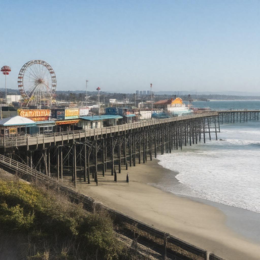 AI-created image of City of Santa Monica