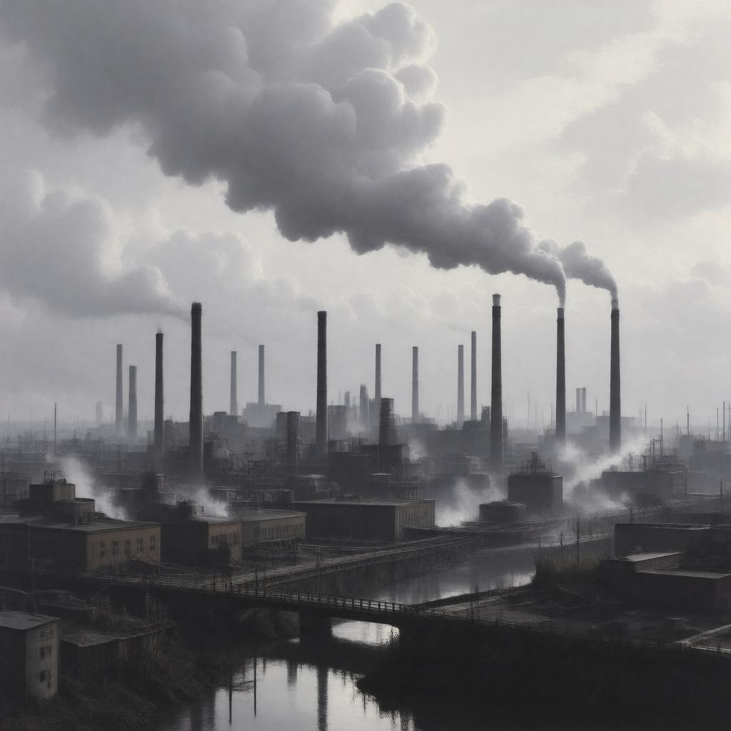 AI-created image of City of Smokestacks