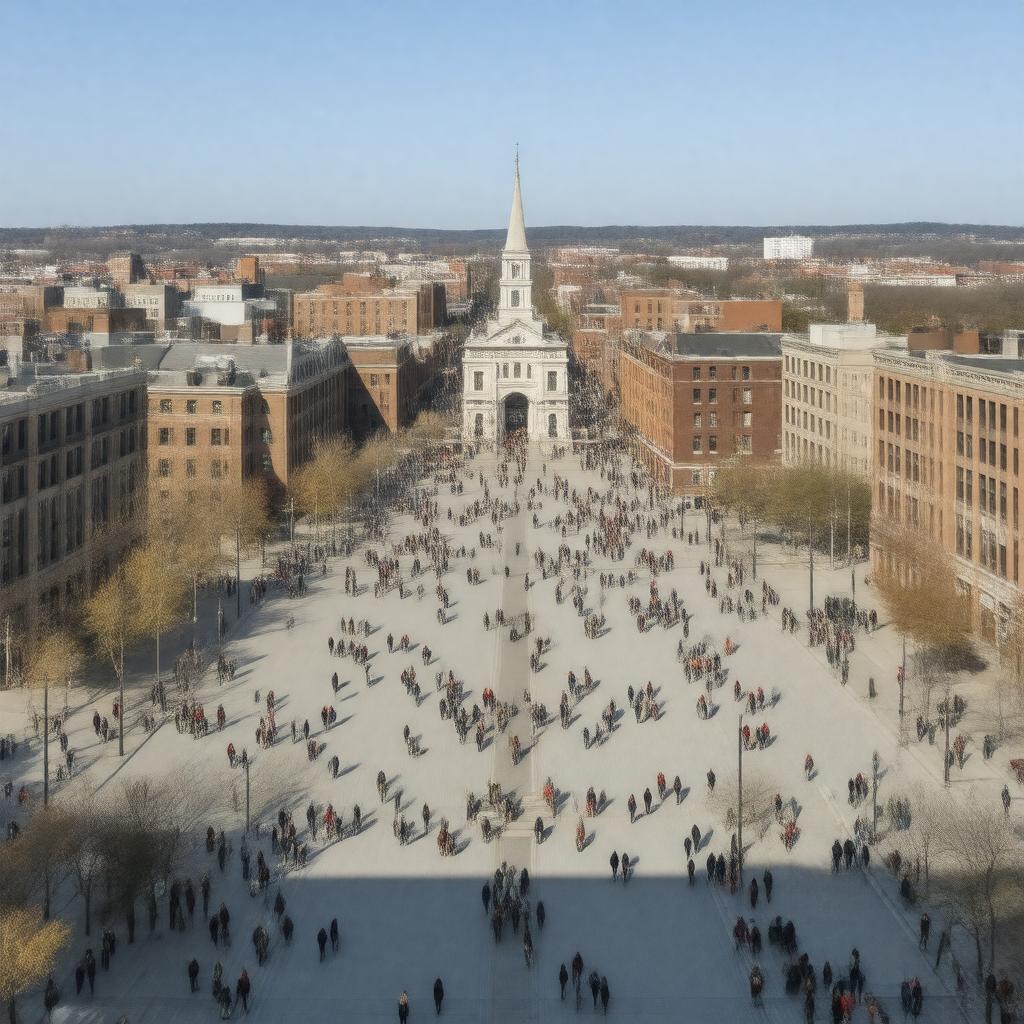 AI-created image of City of Squares