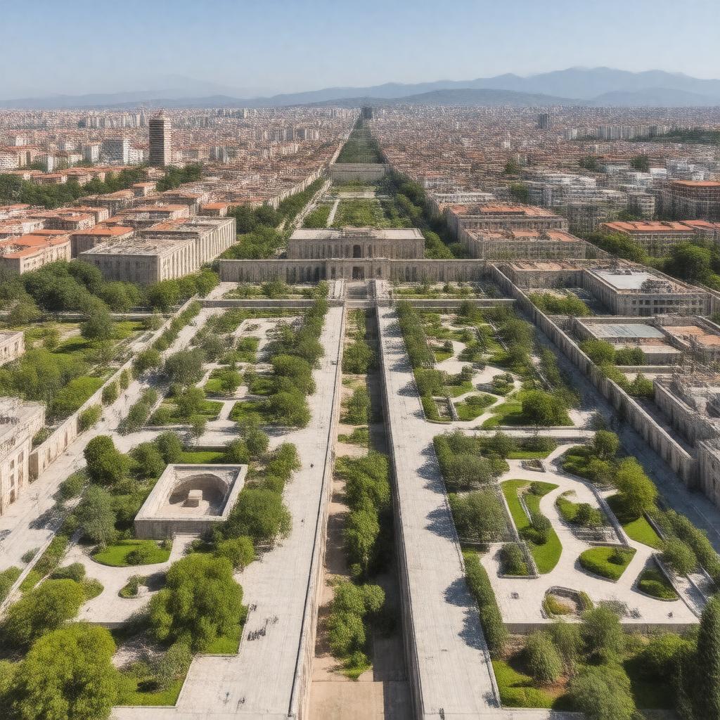 AI-created image of Ciudad Universitaria