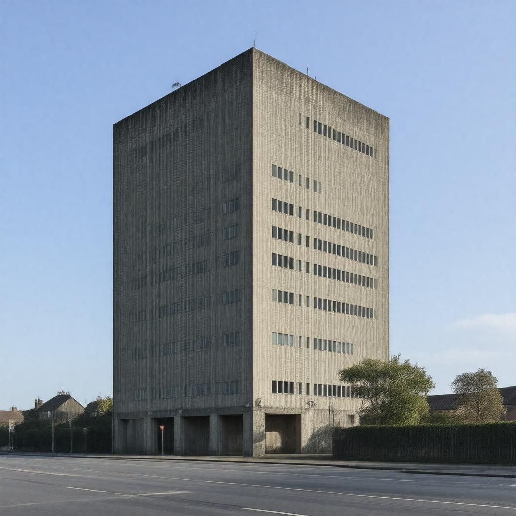 Click to view larger image AI-created image of Civic Centre, Barnstaple