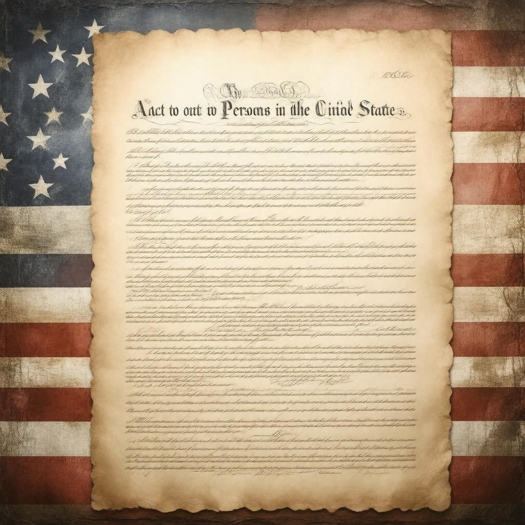 AI-created image of Civil Rights Act of 1866