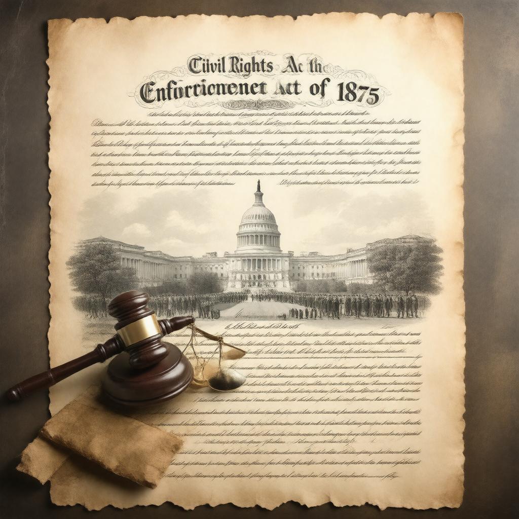 AI-created image of Civil Rights Act of 1875