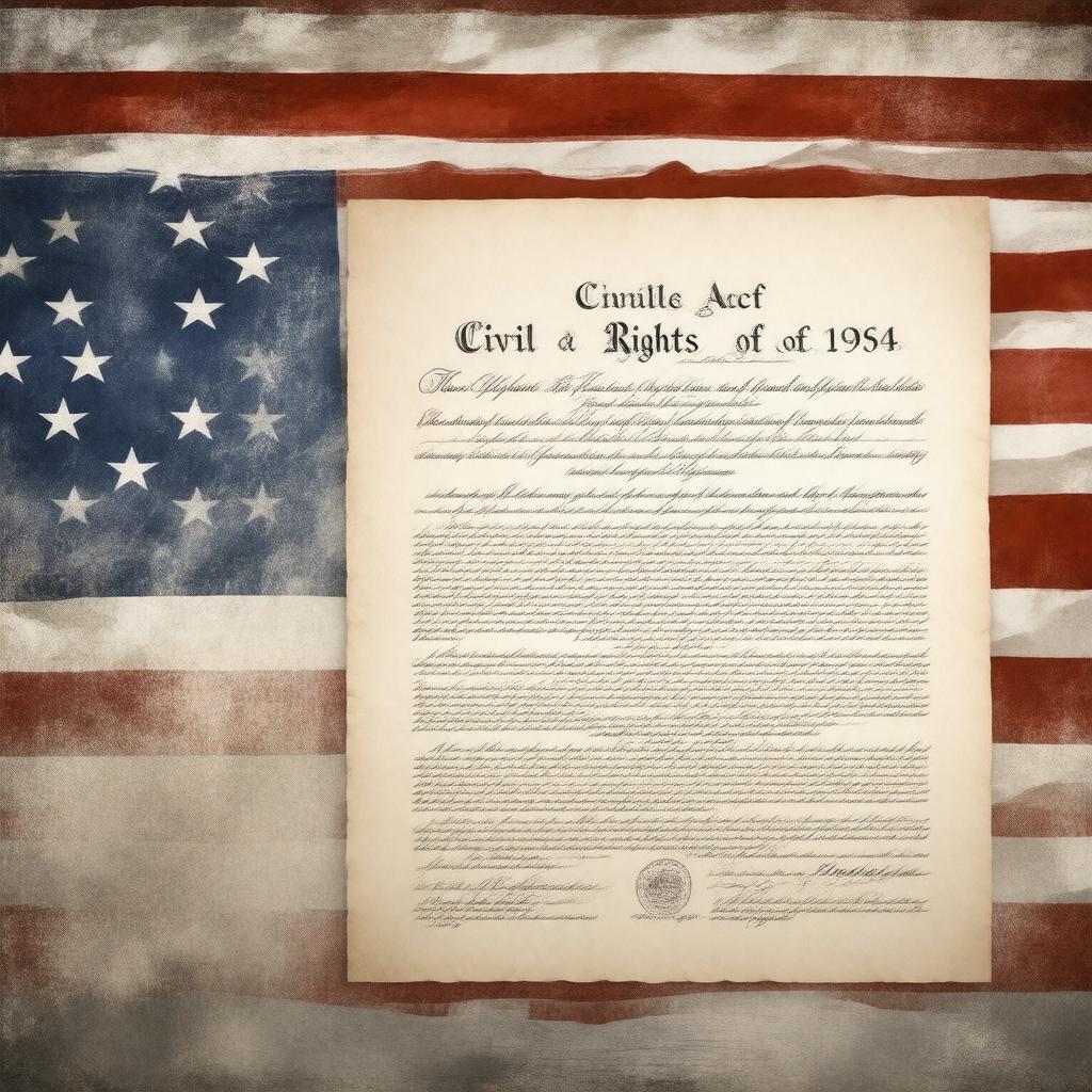 AI-created image of Civil Rights Act of 1964