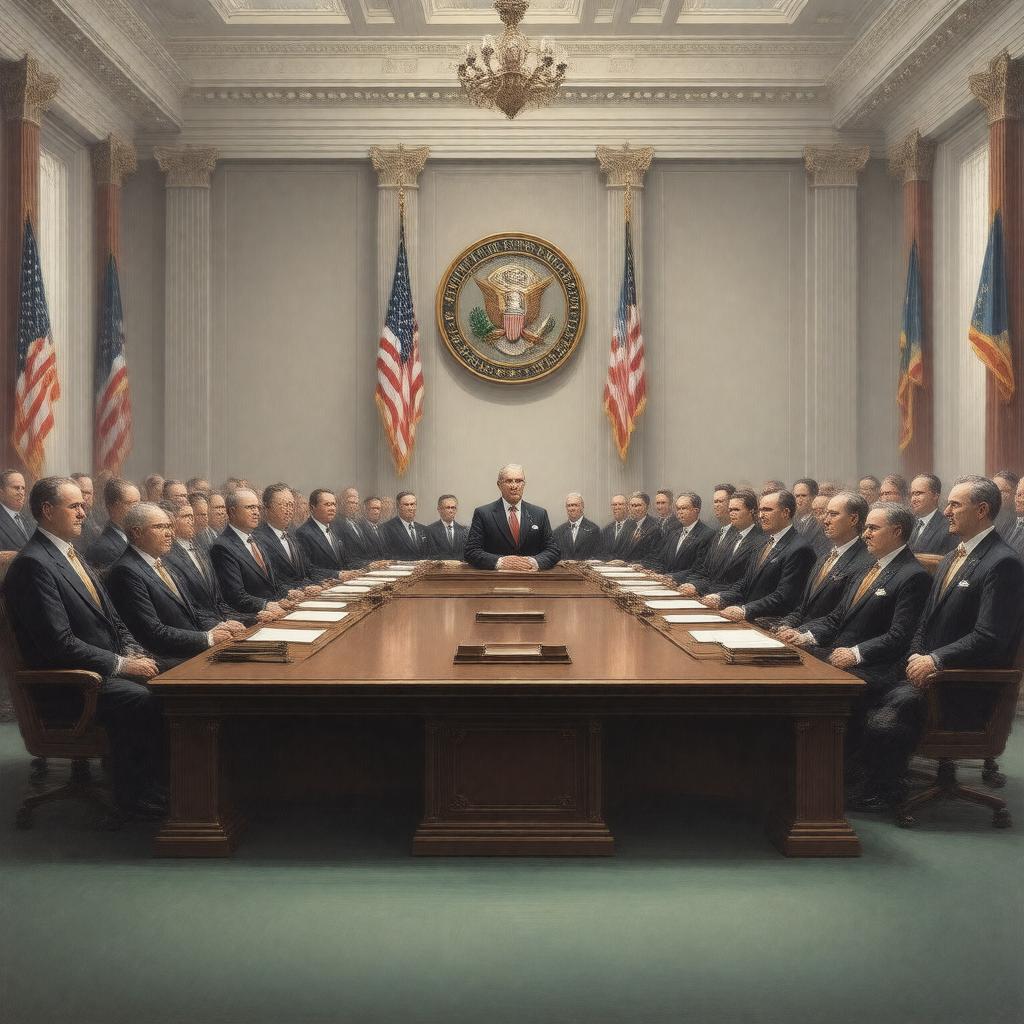 Click to view larger image AI-created image of Civil Service and Labor Committee