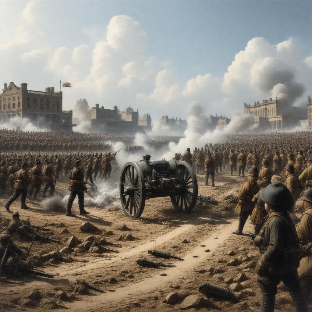 AI-created image of Civil War