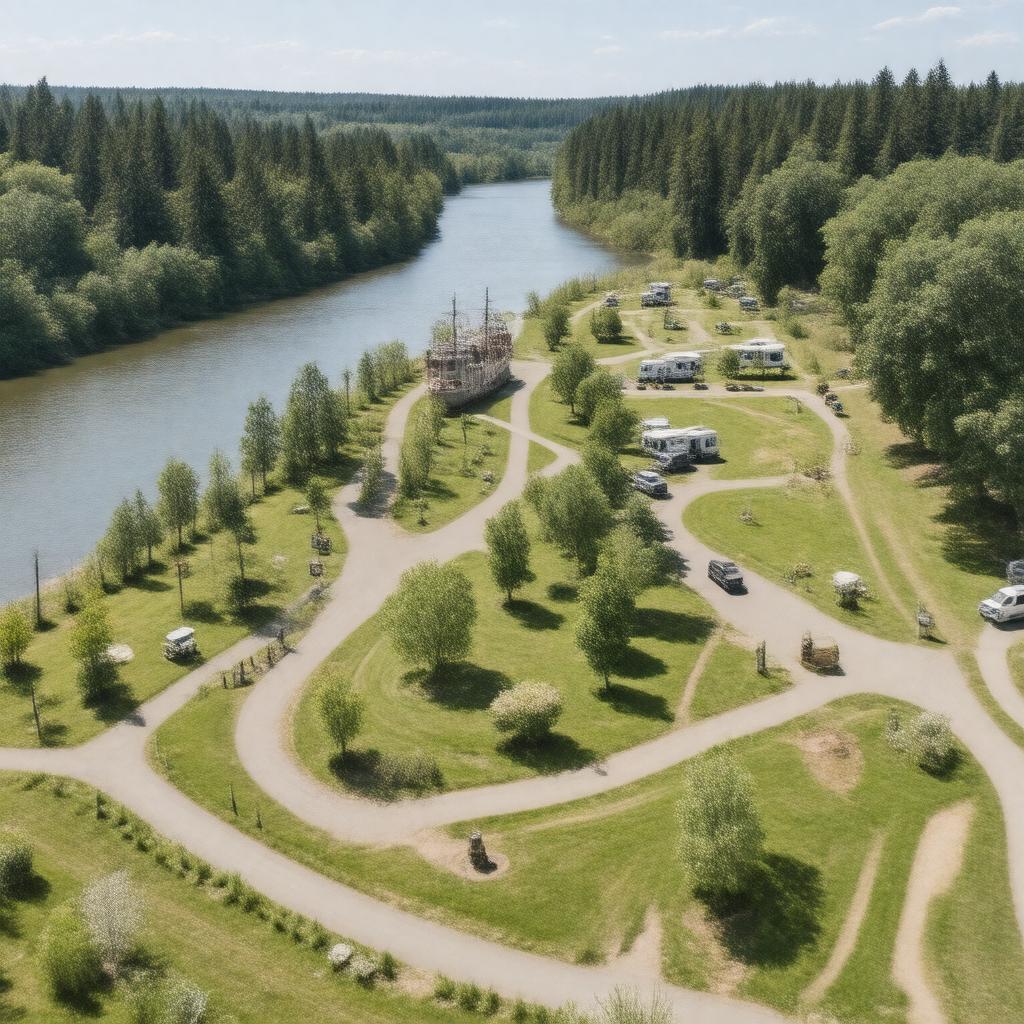 AI-created image of Clackamette Park