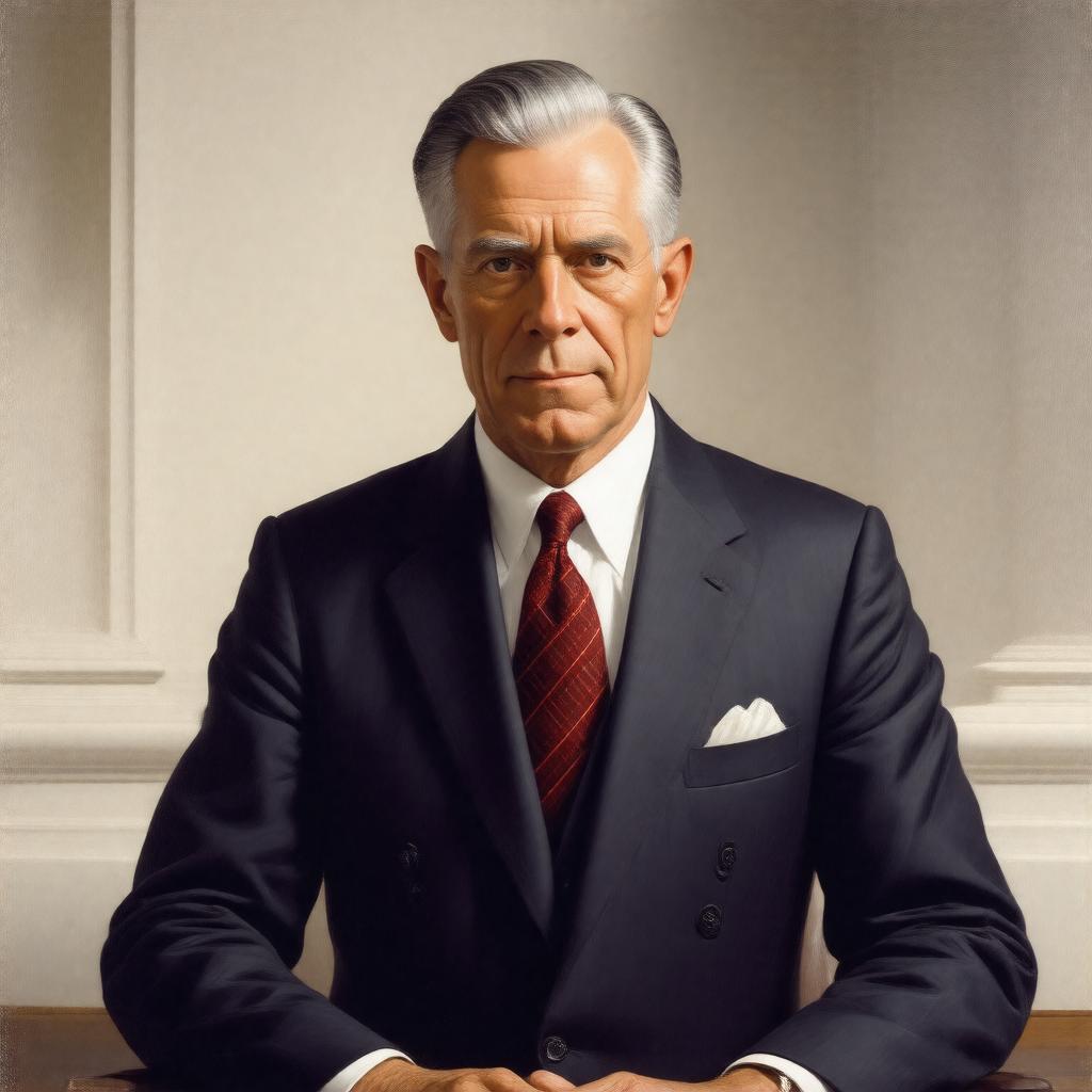 AI-created image of Claiborne Pell