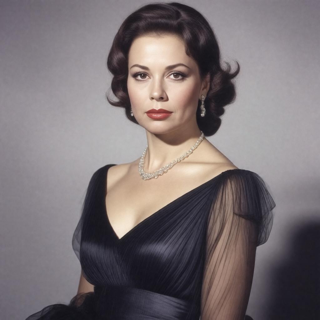 AI-created image of Claire Bloom