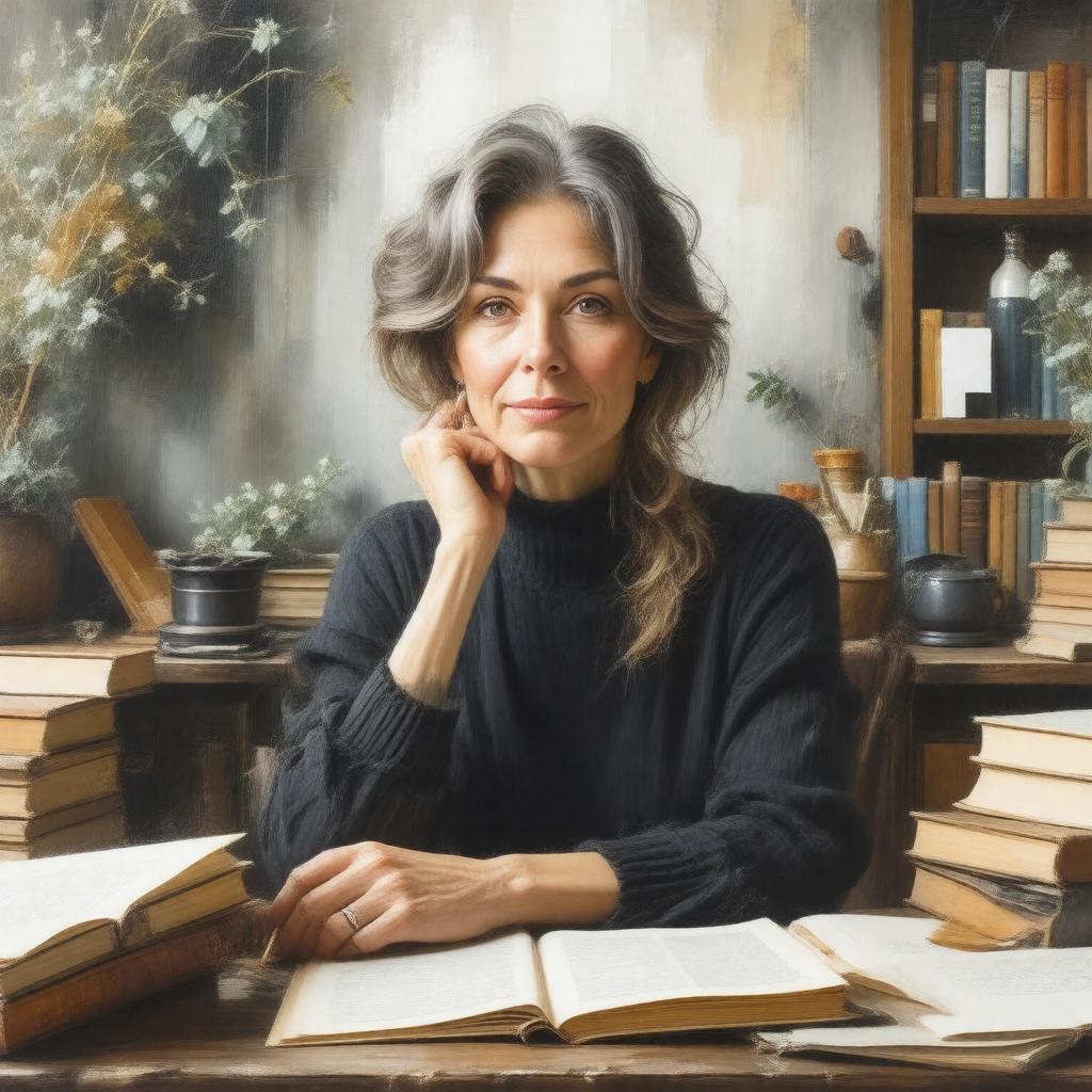 AI-created image of Claire Douglas