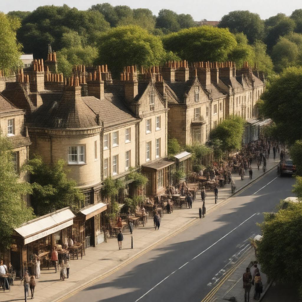 Click to view larger image AI-created image of Clapham Old Town