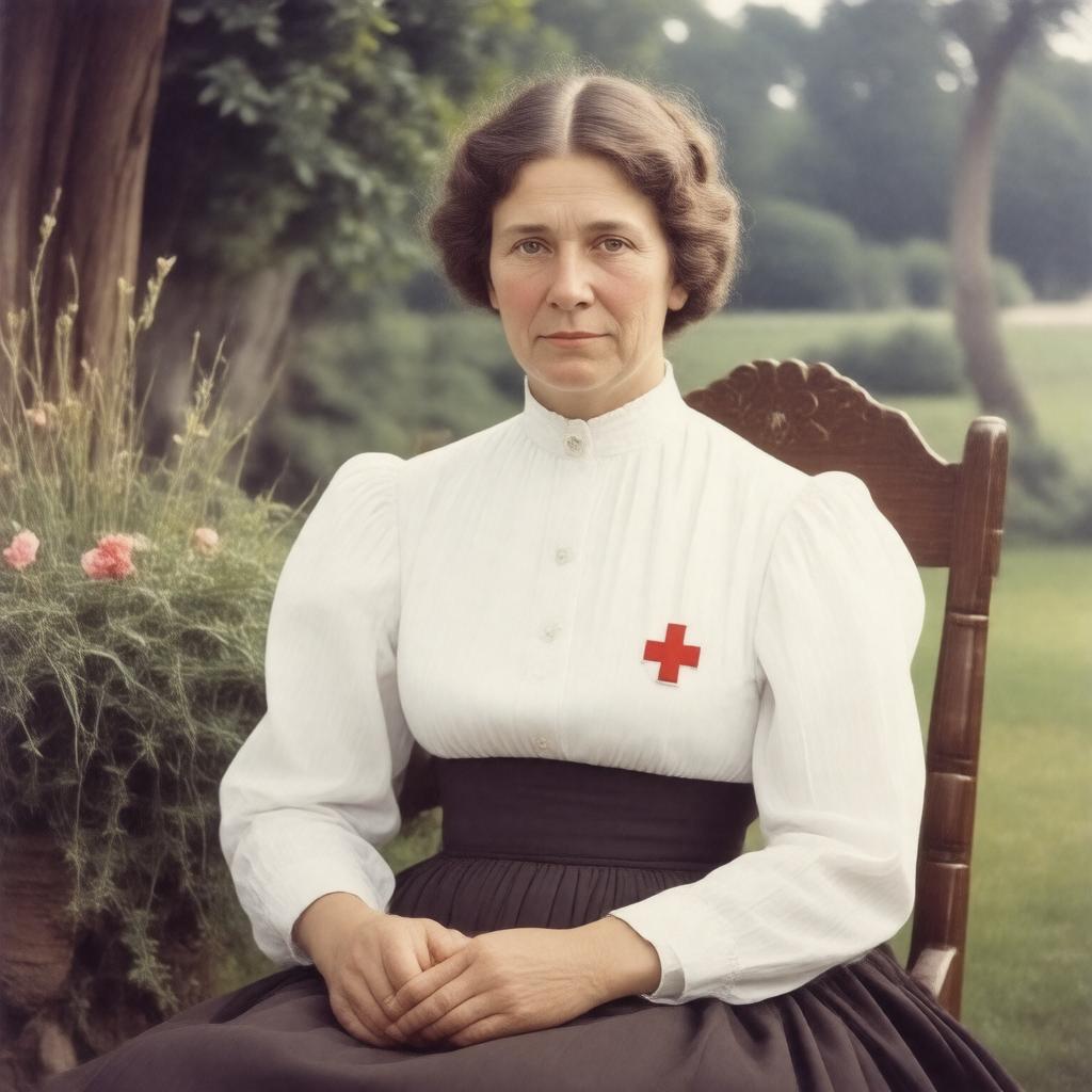 AI-created image of Clara Barton