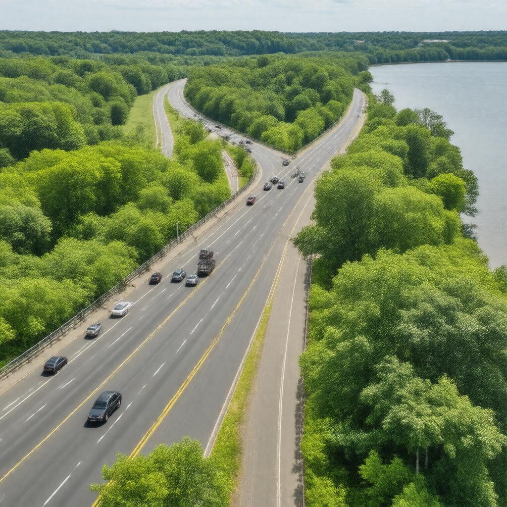 AI-created image of Clara Barton Parkway