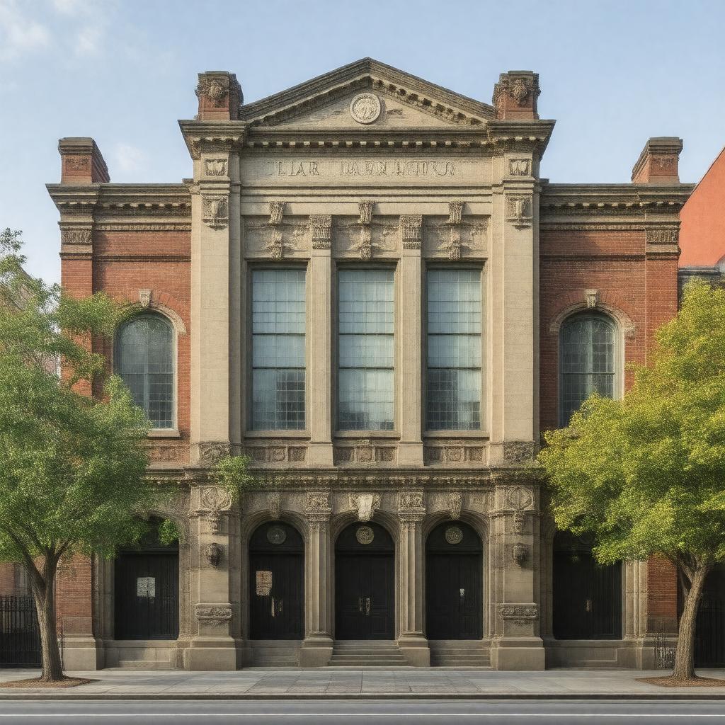 AI-created image of Clara Barton School