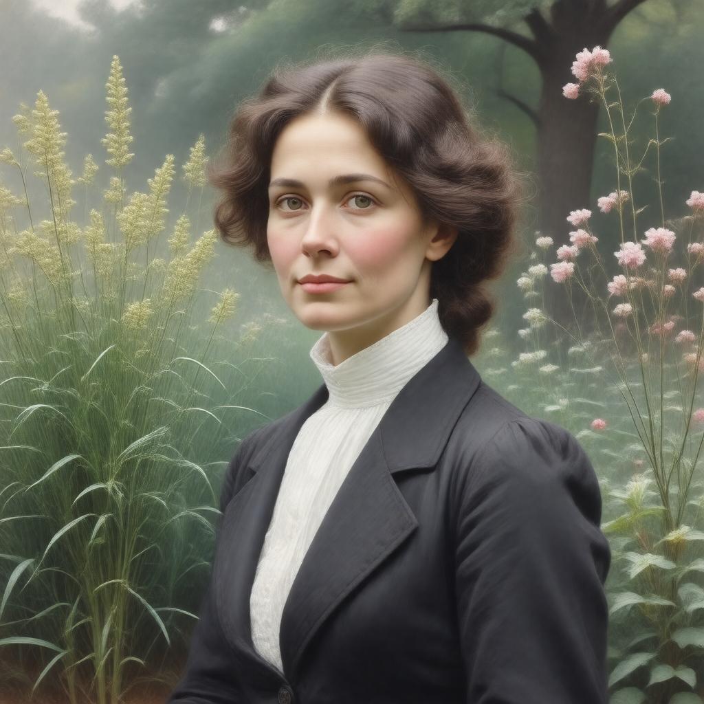 Click to view larger image AI-created image of Clara Eugenia Luning