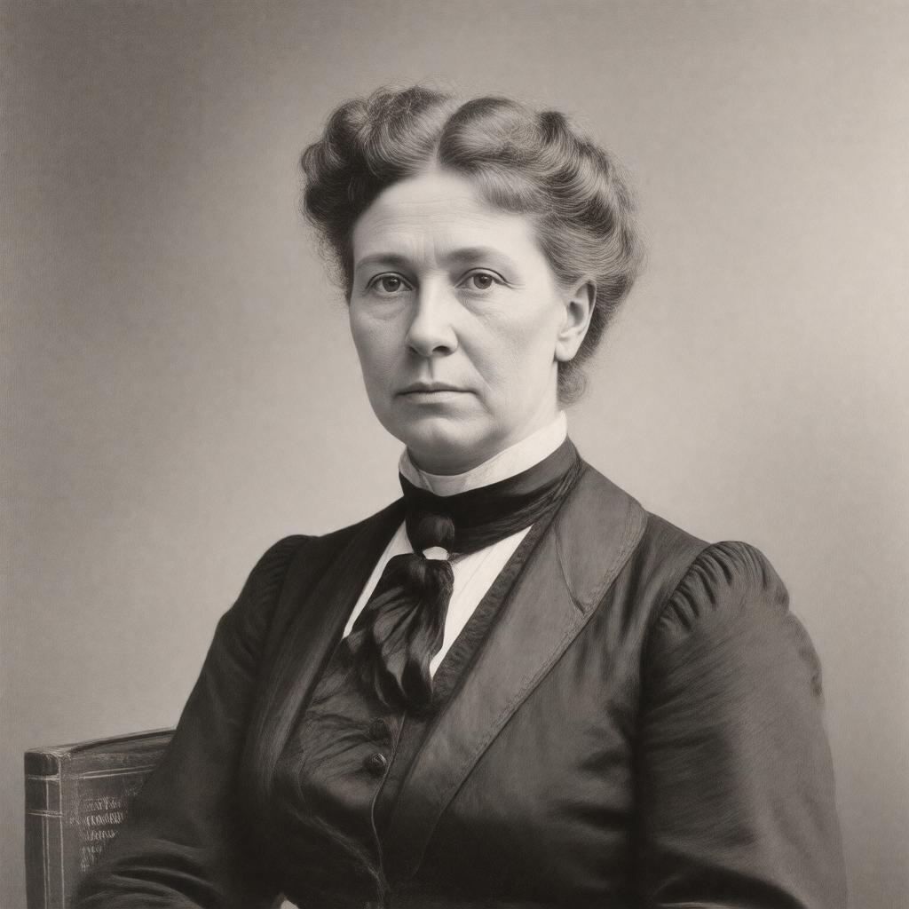 AI-created image of Clara Foltz