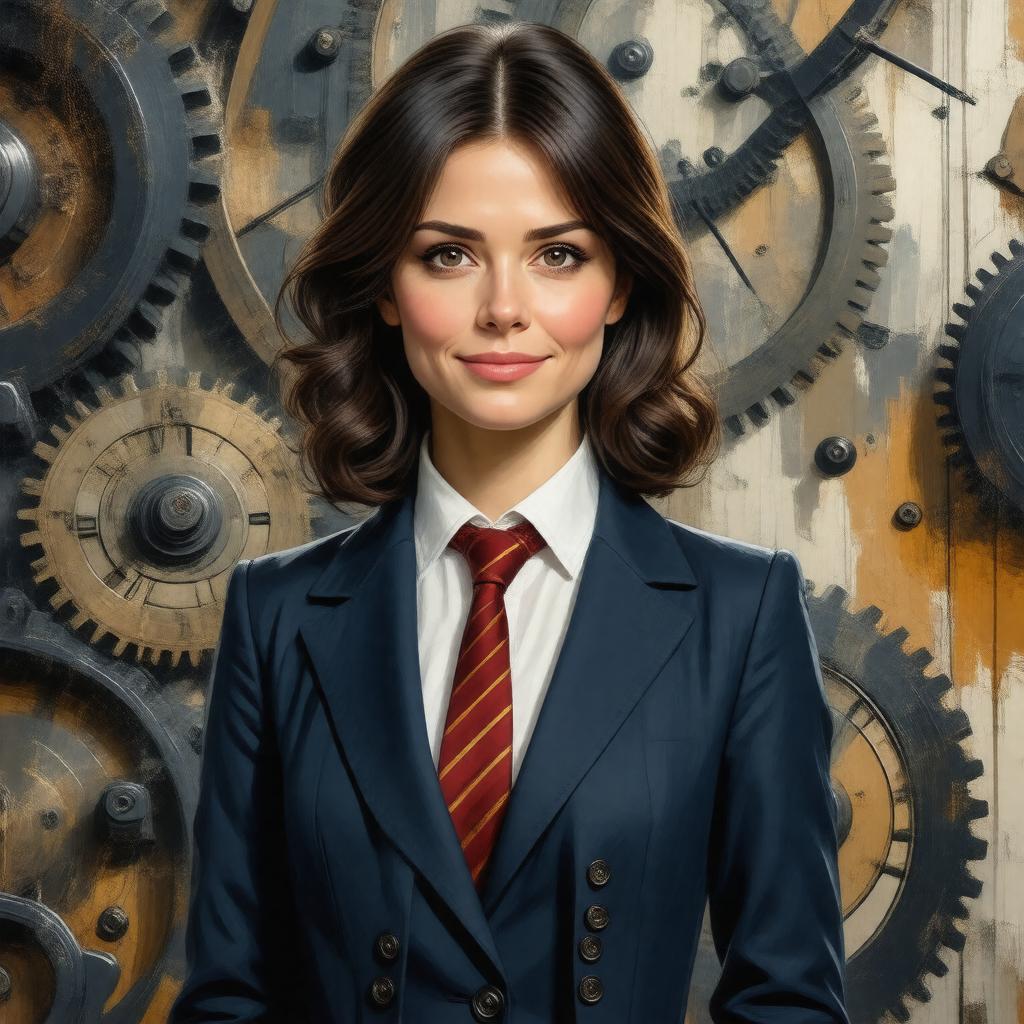 AI-created image of Clara Oswald