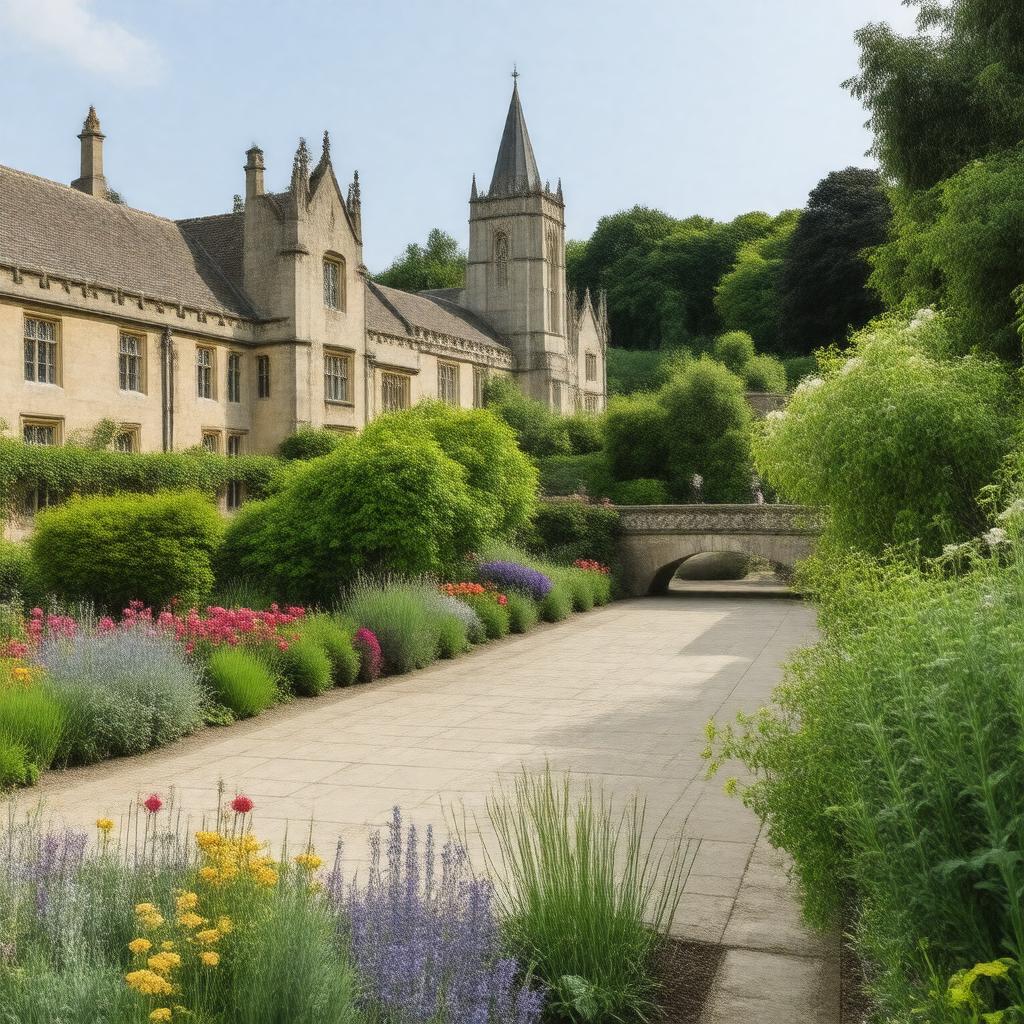 AI-created image of Clare College, Cambridge