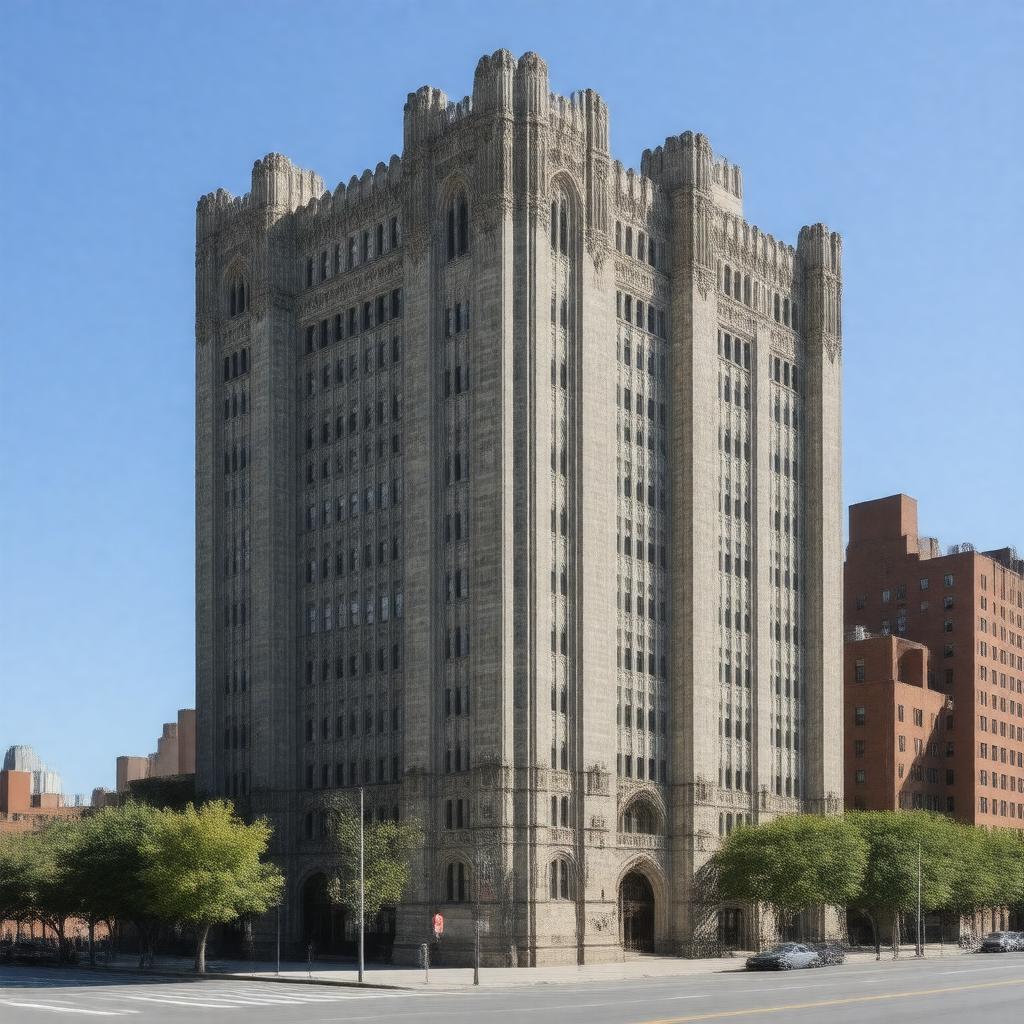 Click to view larger image AI-created image of Claremont Hall