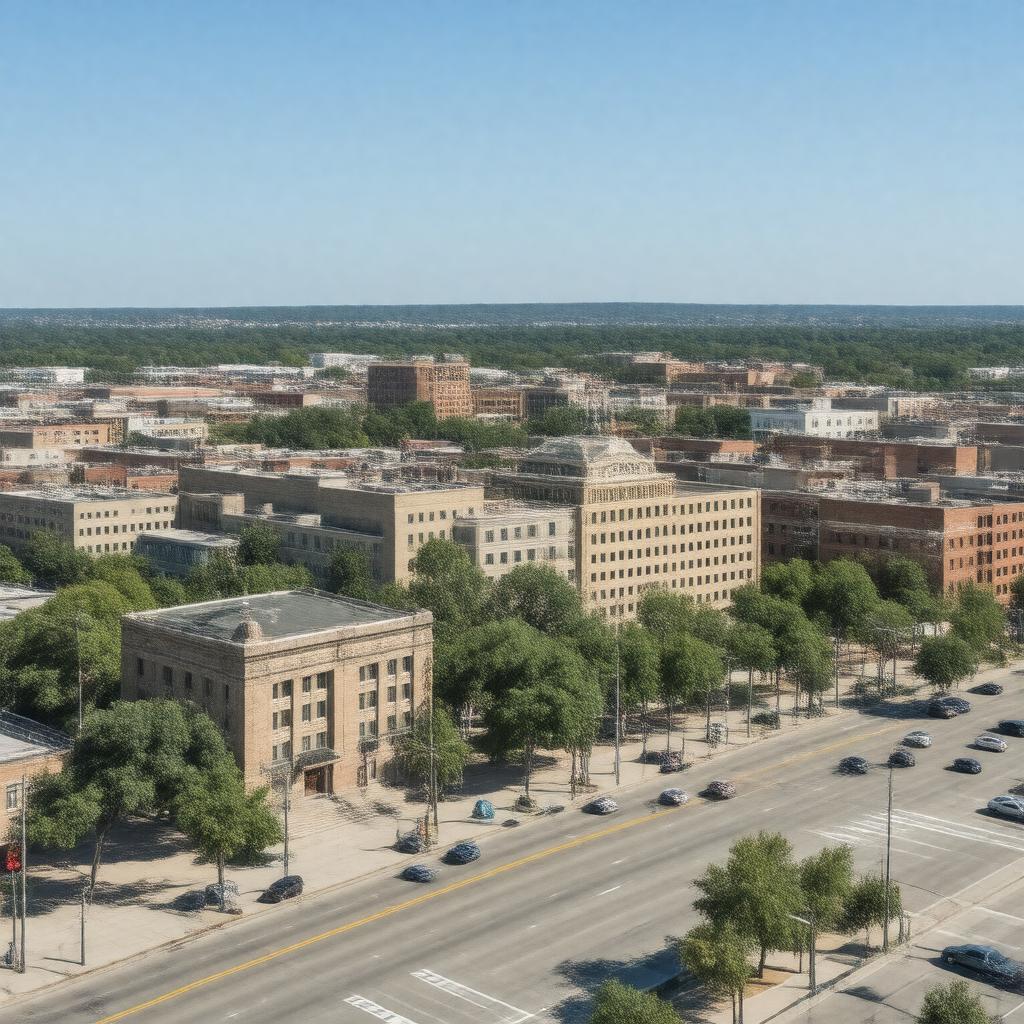 AI-created image of Claremore, Oklahoma, United States