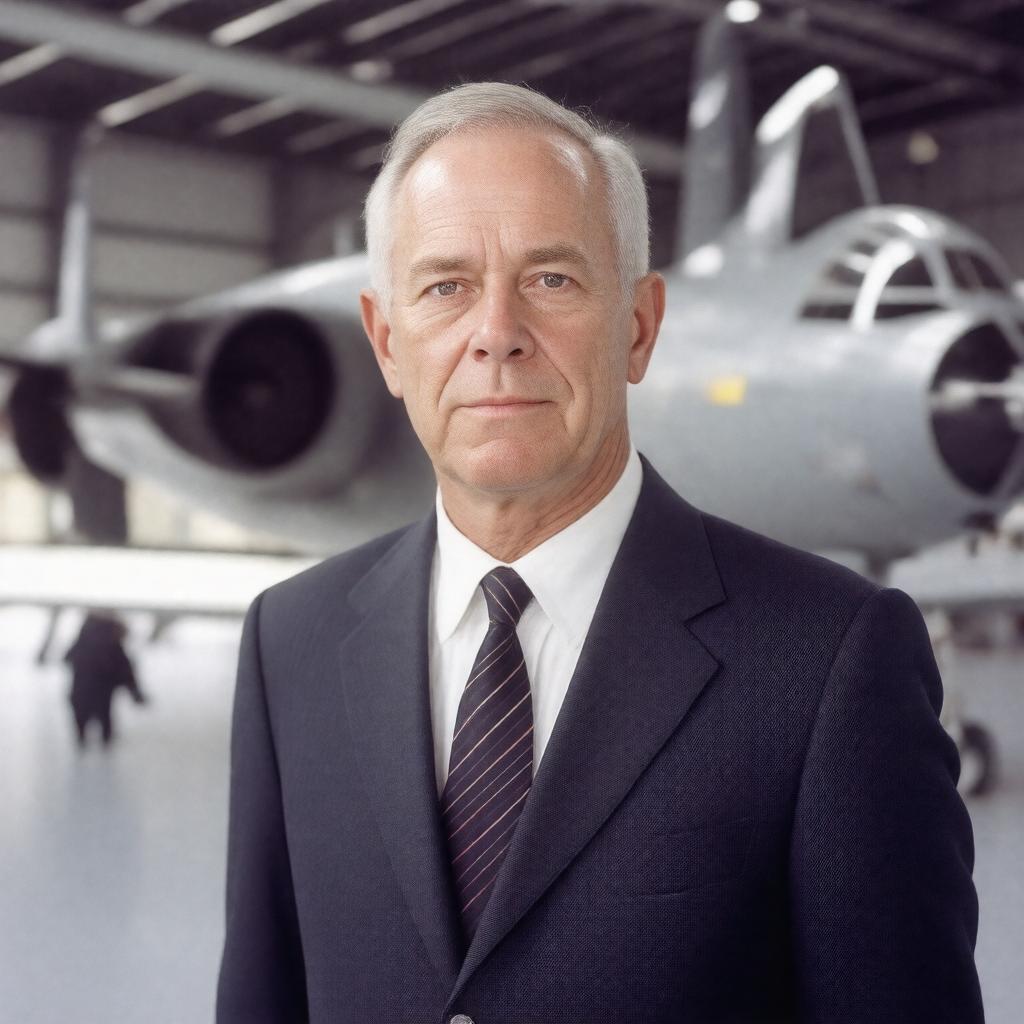 AI-created image of Clarence Leonard Johnson