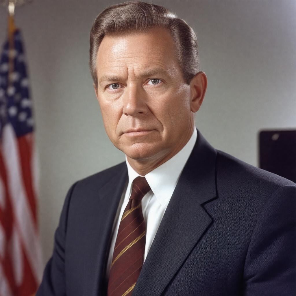 Click to view larger image AI-created image of Clarence M. Kelley