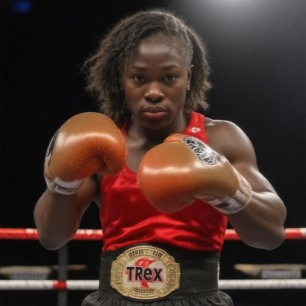 AI-created image of Claressa Shields