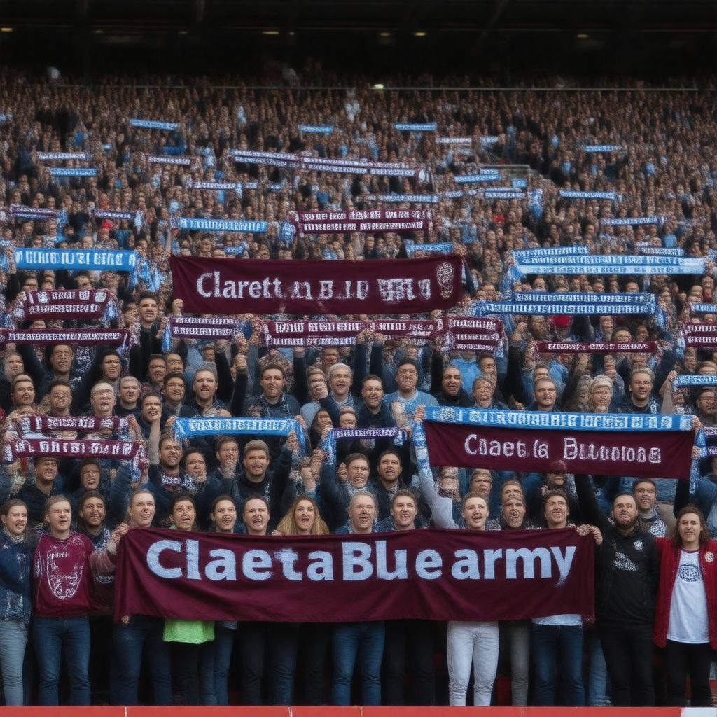 AI-created image of Claret and Blue Army
