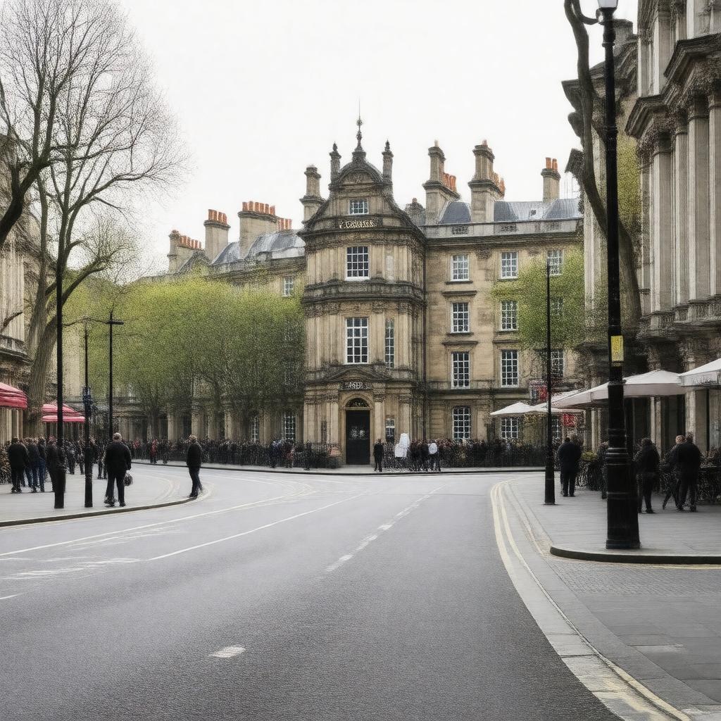 AI-created image of Clarges Street