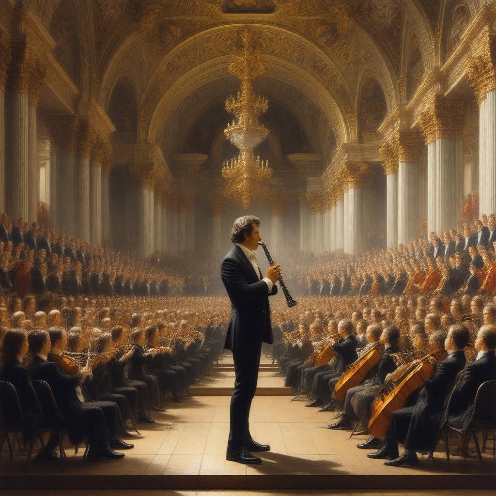 AI-created image of Clarinet Concerto