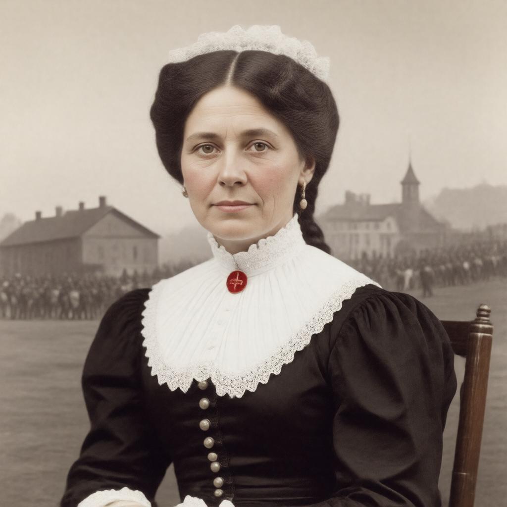 AI-created image of Clarissa Harlowe Barton