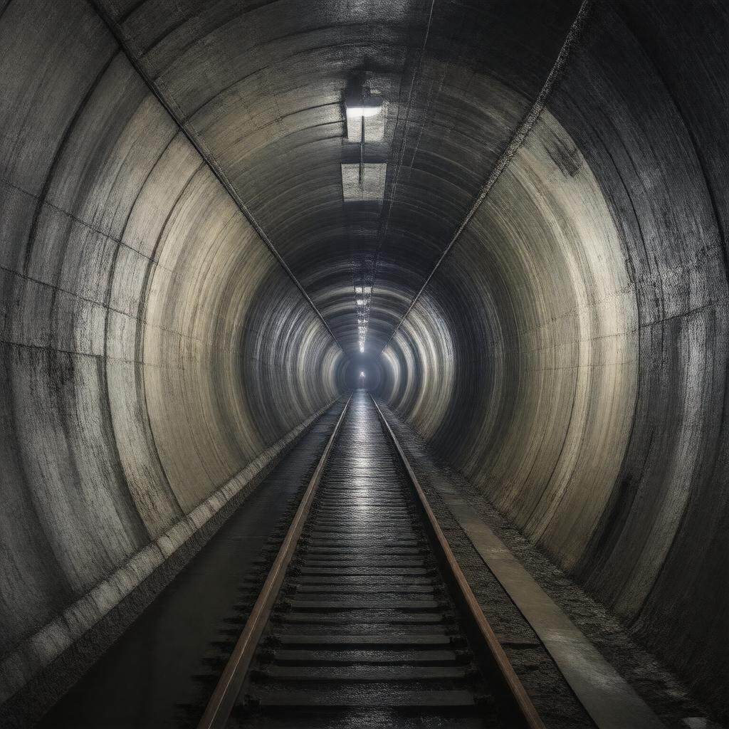 Click to view larger image AI-created image of Clark Street Tunnel