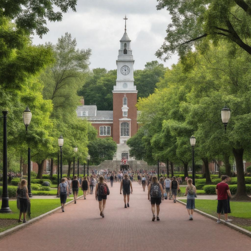 AI-created image of Clark University