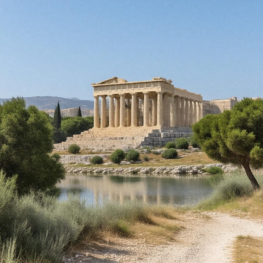AI-created image of Classical Greece