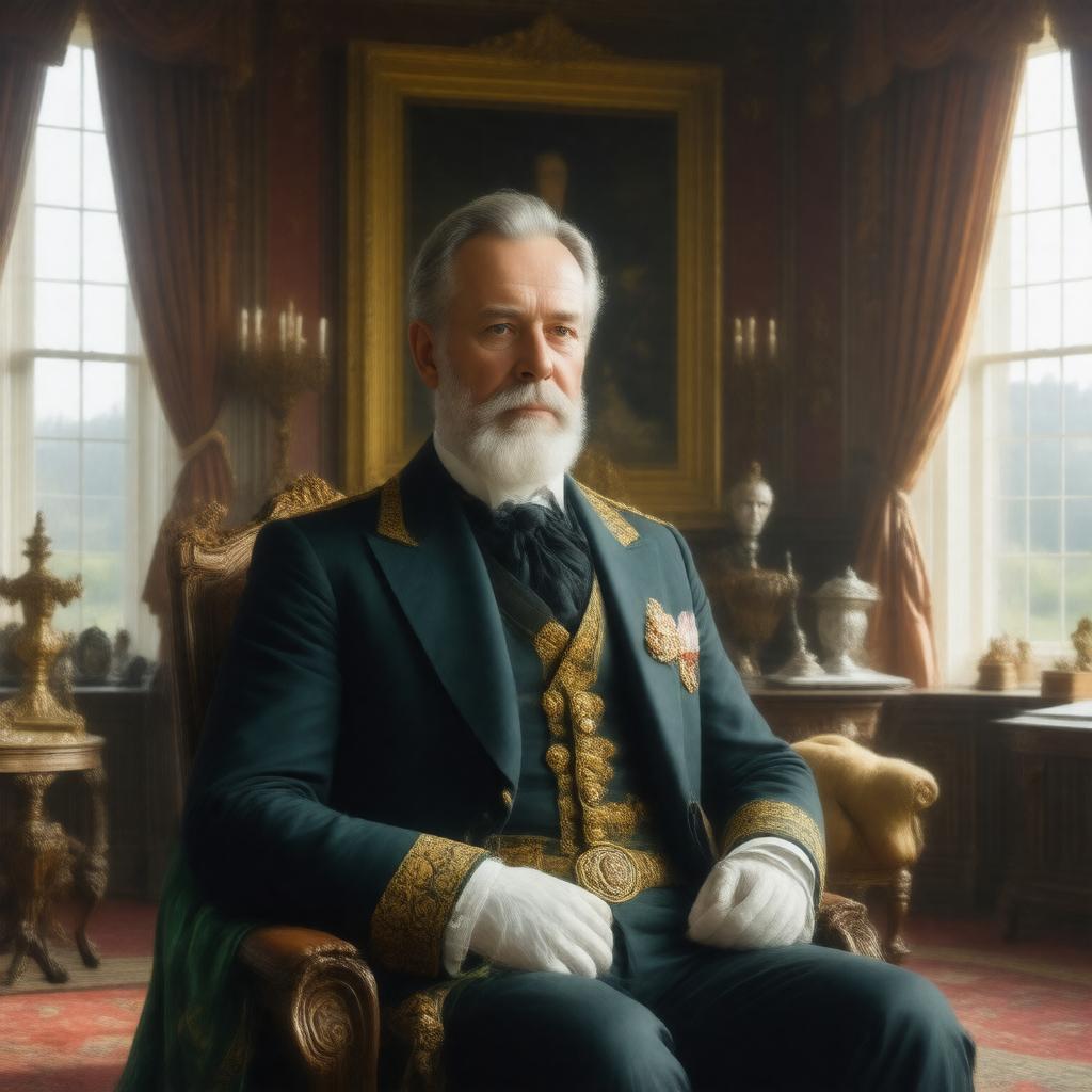 Click to view larger image AI-created image of Claude Bowes-Lyon, 14th Earl of Strathmore and Kinghorne