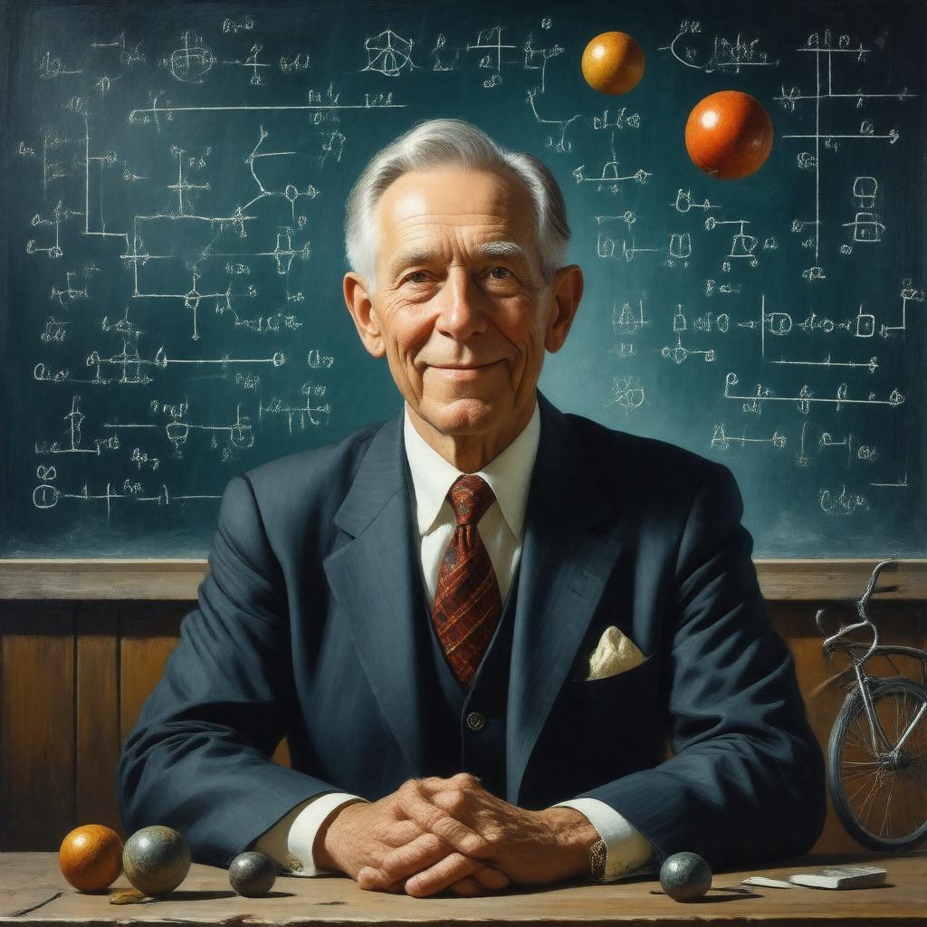 AI-created image of Claude Shannon